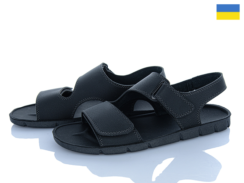 Сандалии Paolla (40-45) D04 чорний (лето)