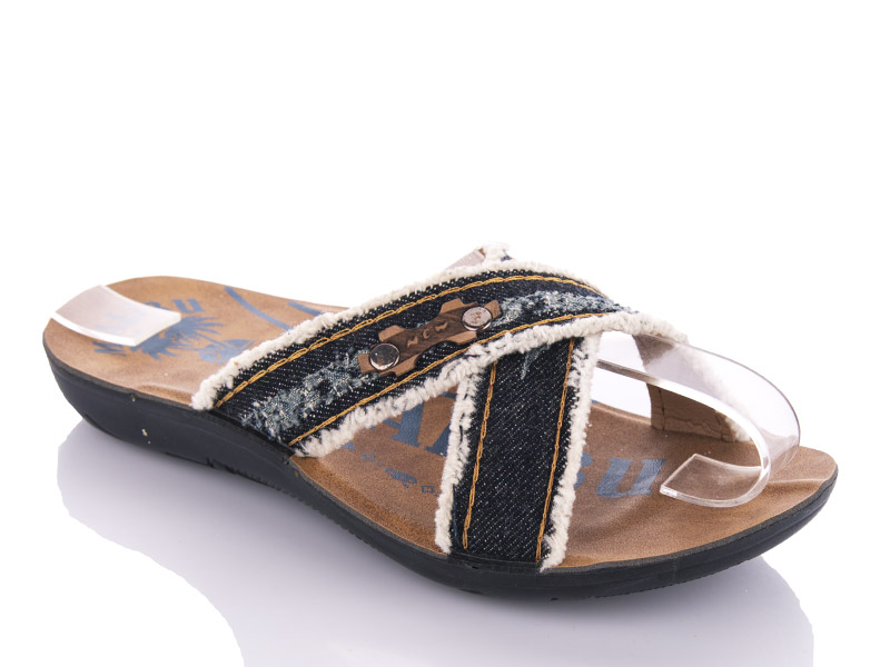 Шлепанцы DeMur (30-35) K26-402 black (30-35) (лето)