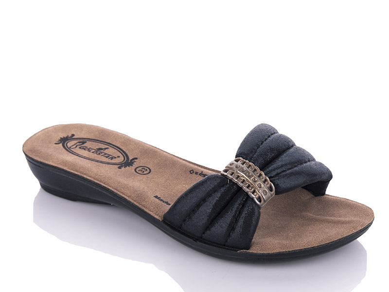 Шлепанцы DeMur (30-35) K26-809 black (30-35) (лето)