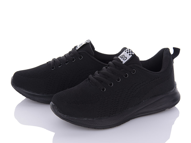 Кроссовки LQD (36-41) W127 black (лето)