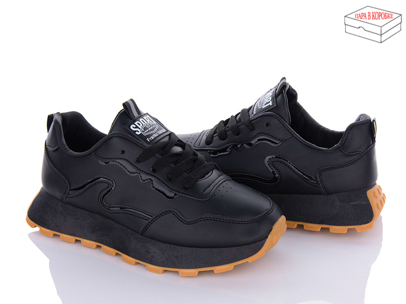 Кроссовки Ailaifa (36-41) M03 black (деми)
