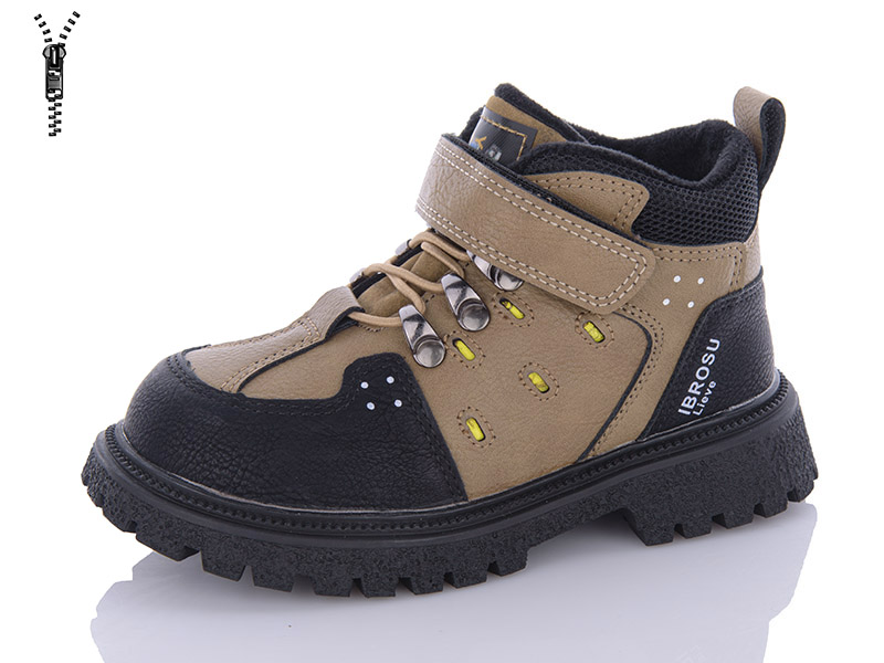 Ботинки Леопард (27-31) 8031 khaki (деми)