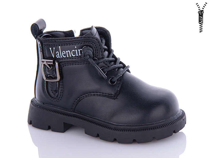 Ботинки Леопард (23-27) F8606 black (деми)