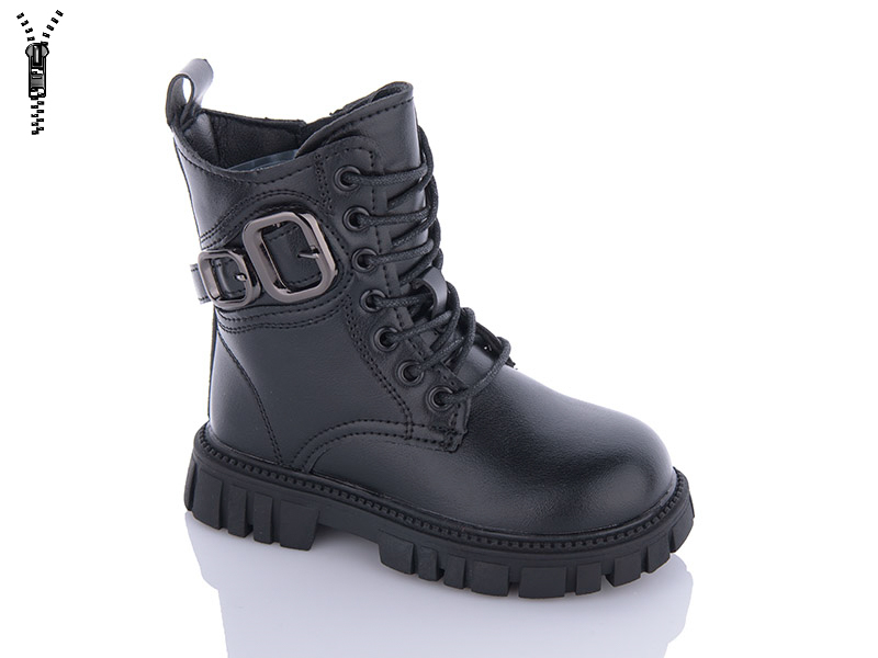 Ботинки Леопард (27-31) M30 black (деми)