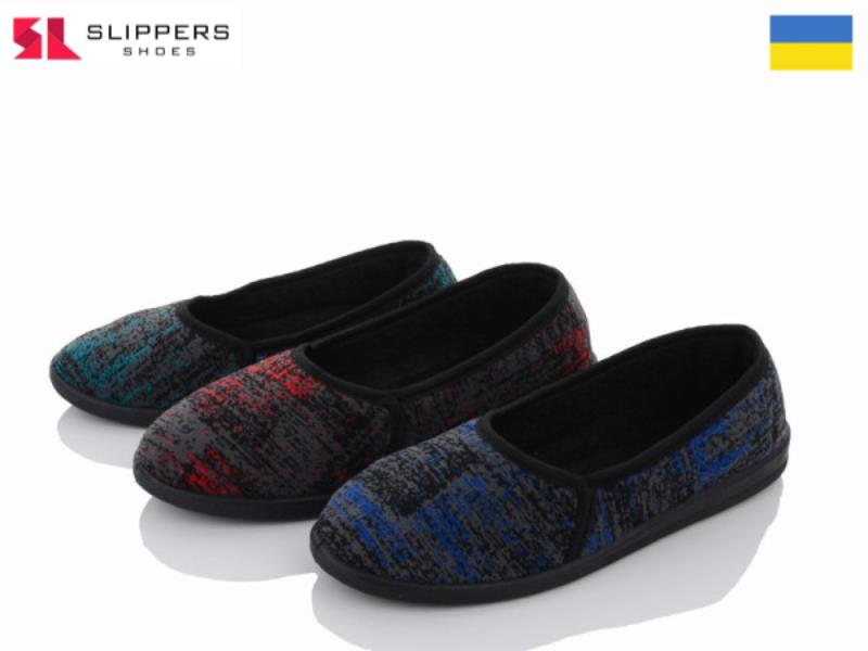 Тапочки Slipers (37-40) Луцк сірий mix (деми)