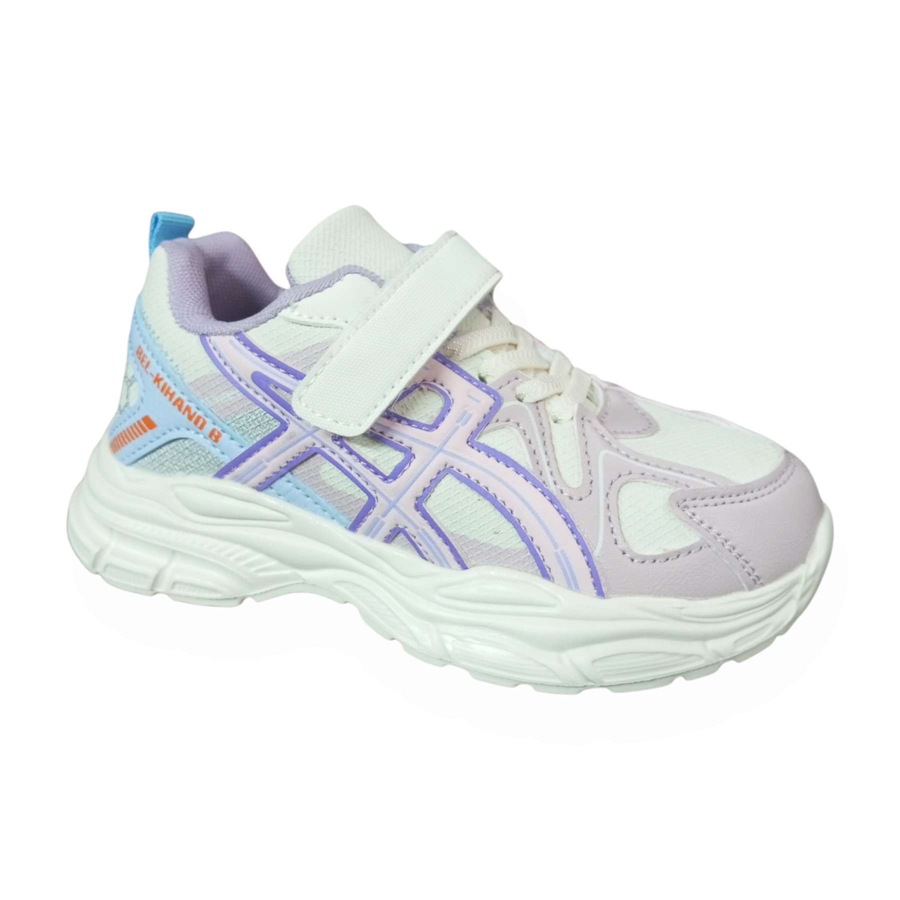 Кроссовки DvaClibee (31-36) AL-C301 beige-purple (деми)