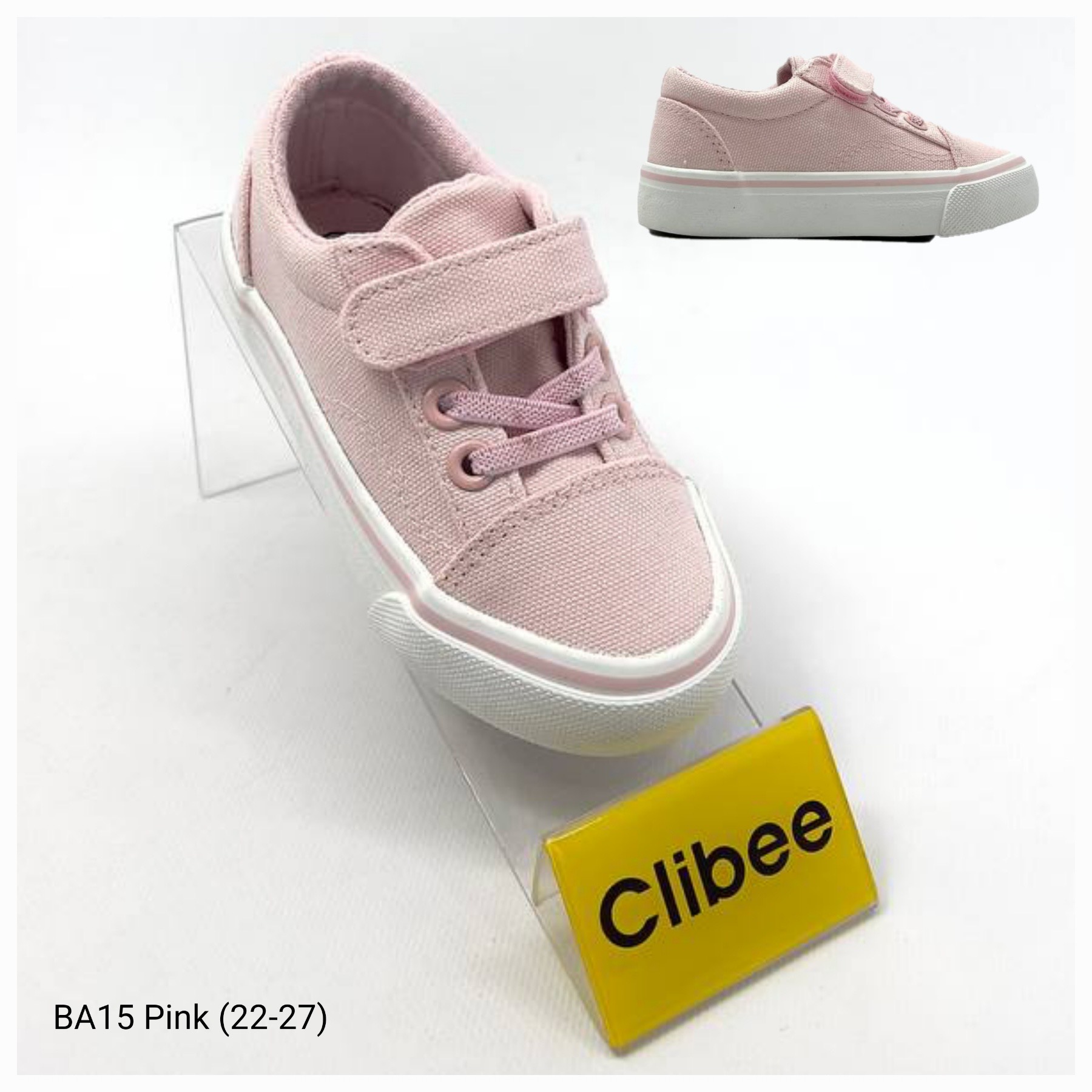 Кеды DvaClibee (22-27) Apa-BA15 pink (деми)