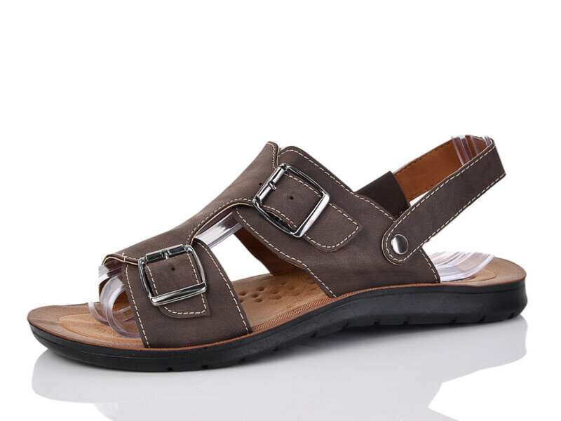 Сандалии DeMur (40-45) 0006-7 коричневий (лето)