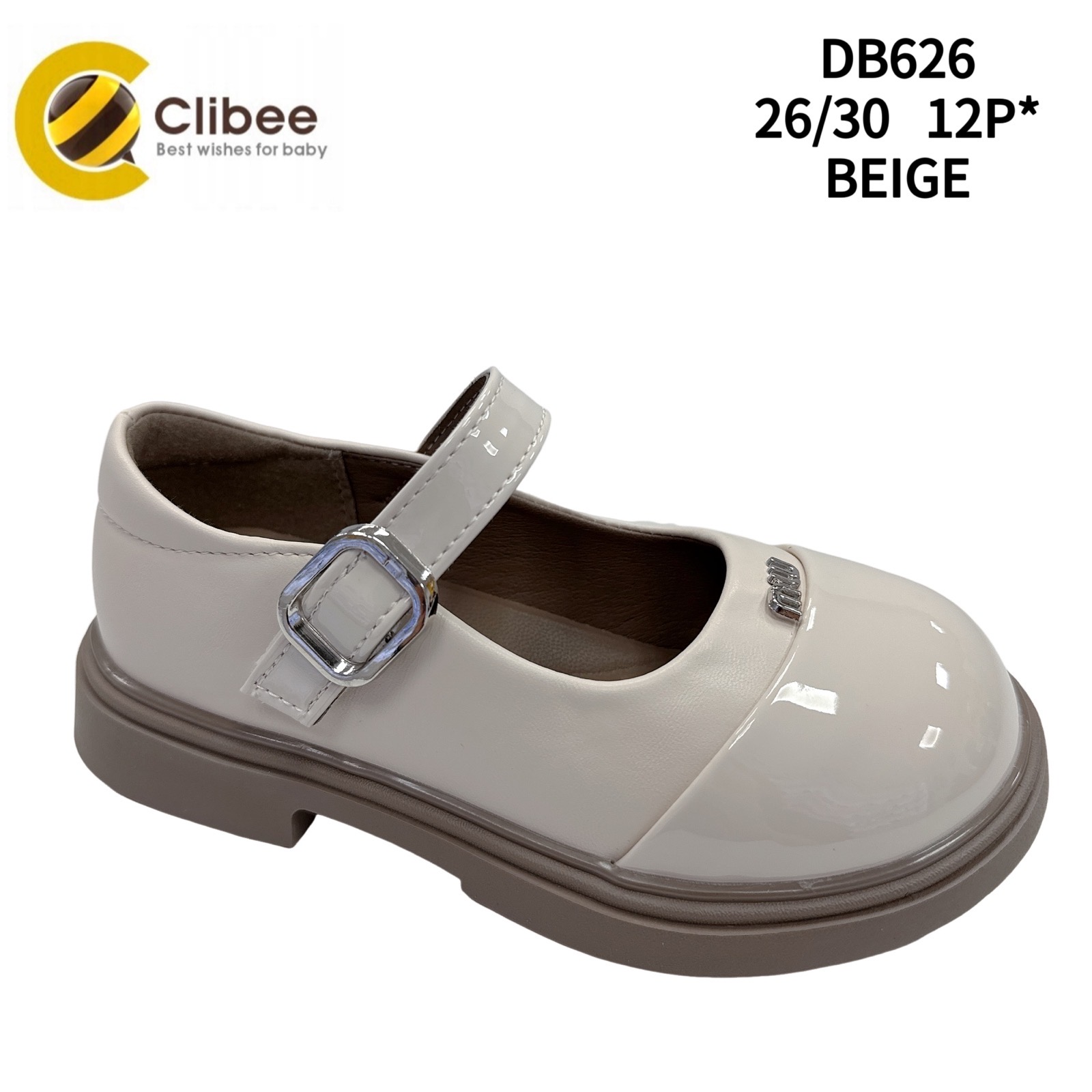 Туфли DvaClibee (26-30) Ap-DB626 beige (лето)
