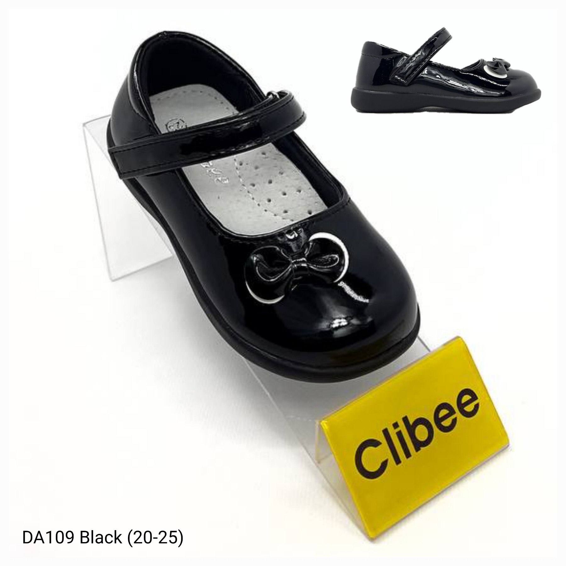 Туфли DvaClibee (20-25) Apa-DA109 black (деми)