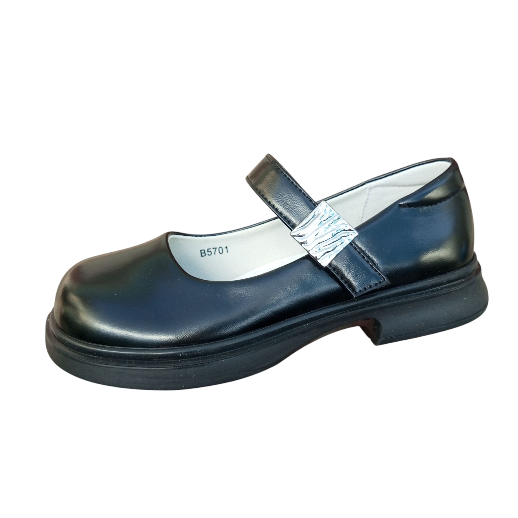 Туфли DvaClibee (32-37) Ap-B5701 black (деми)