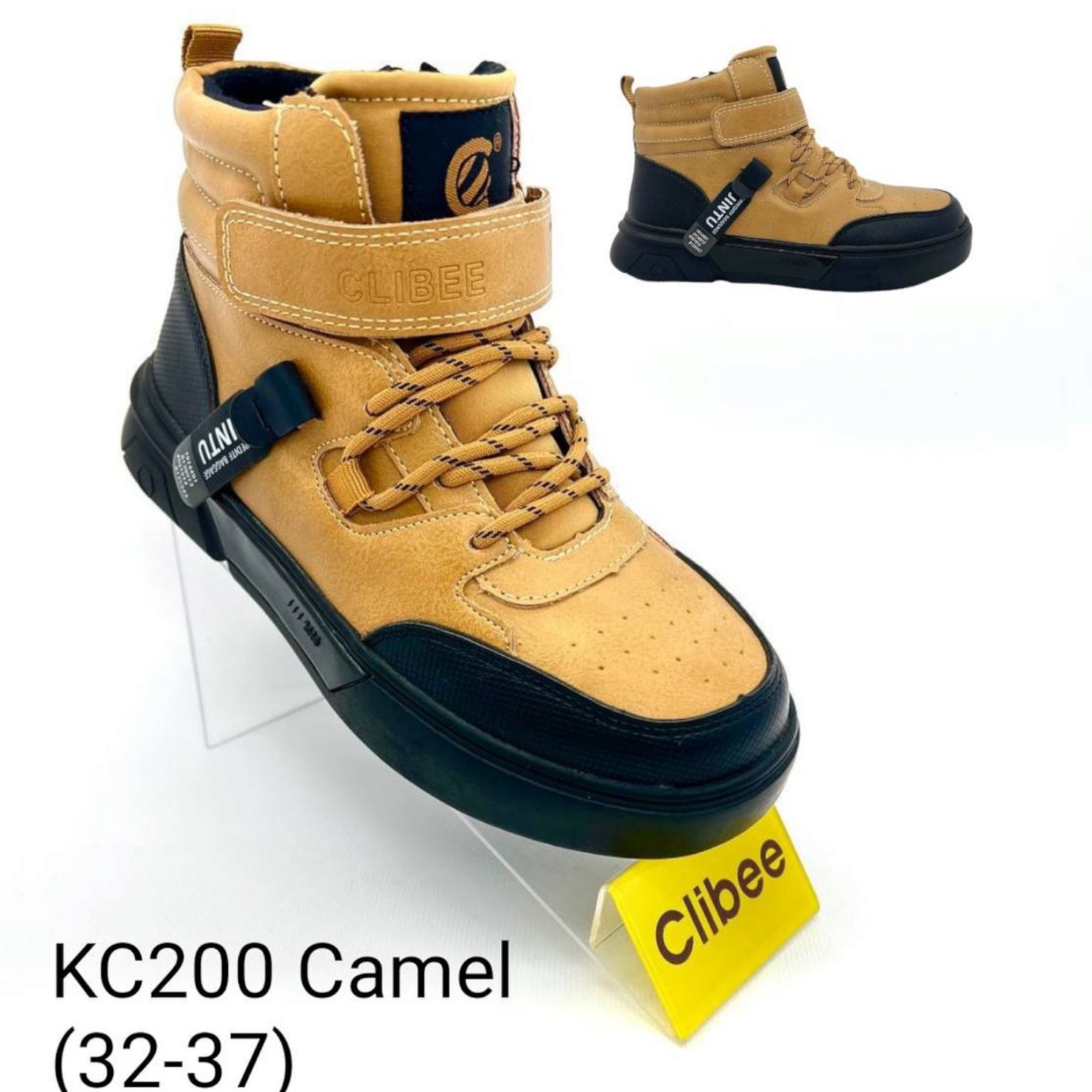 Ботинки DvaClibee (32-37) Apa-KC200 camel (деми)