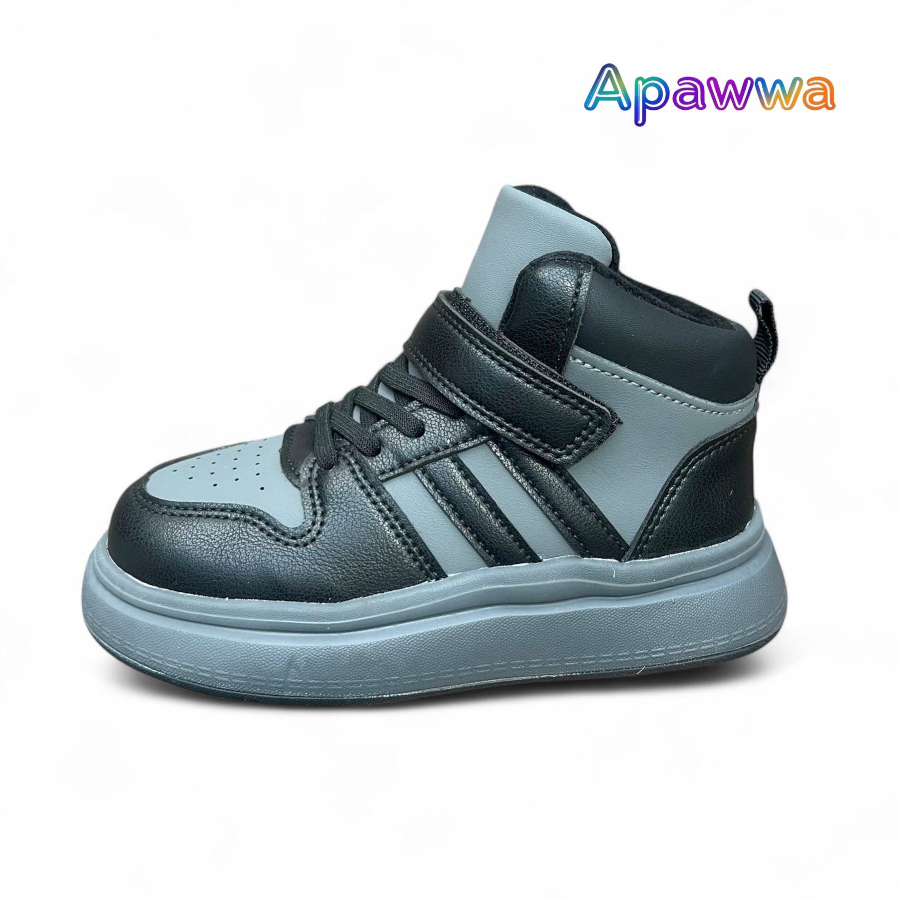 Ботинки DvaClibee (27-32) ApM-T6538P-1 black-grey (деми)