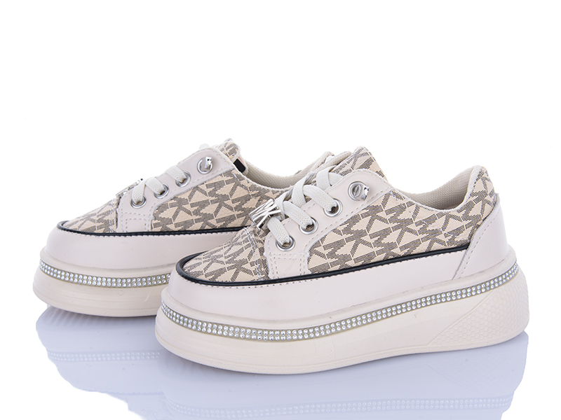 Кроссовки Clibee (25-30) 2221B beige (деми)