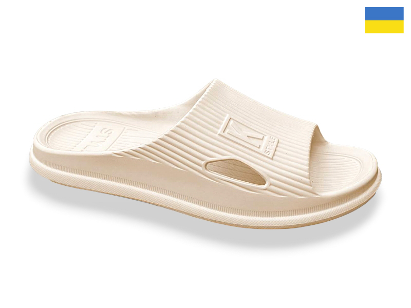 Шлепанцы Rai shoes (37-40) L112 бежевий (лето)