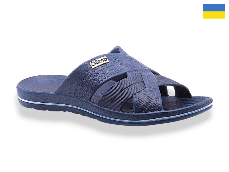 Шлепанцы Rai shoes (40-46) M204 синій (лето)