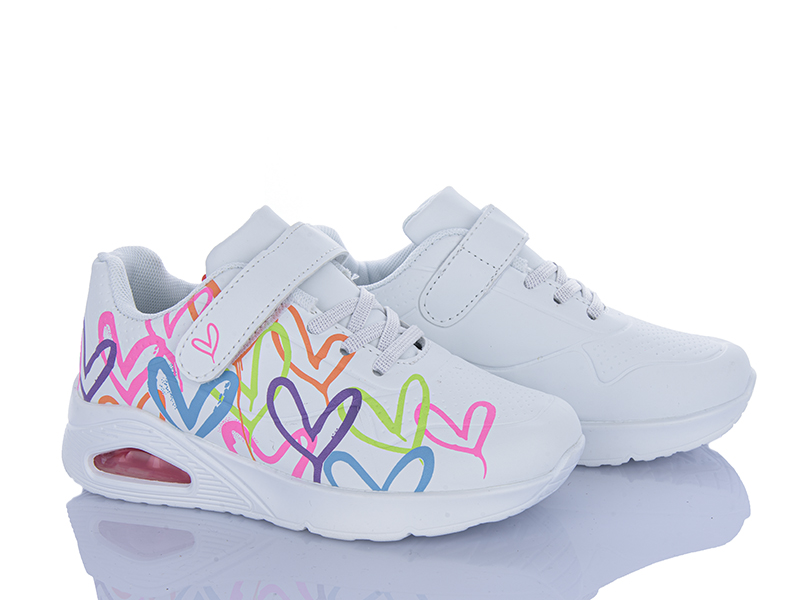 Кроссовки Clibee (31-36) GL06 white (деми)