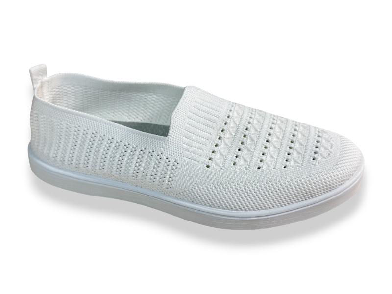 Слипоны Rai shoes (36-41) F06-008 білий (лето)