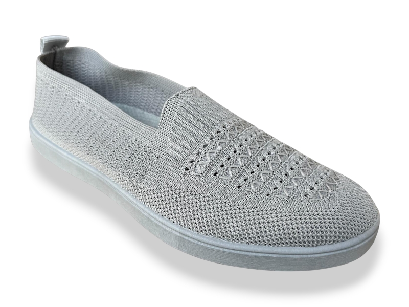 Слипоны Rai shoes (36-41) F06-019 сірий (лето)