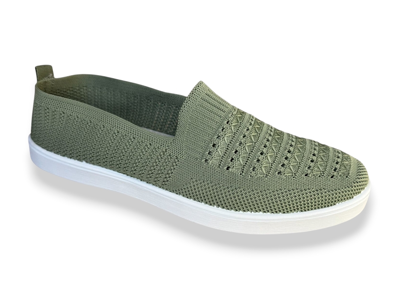 Слипоны Rai shoes (36-41) F06-021 св.зелений (лето)