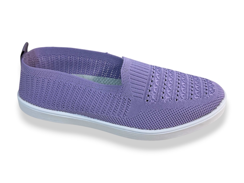 Слипоны Rai shoes (36-41) F06-024 бузковий (лето)