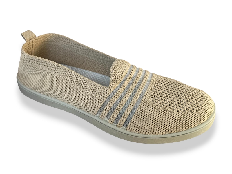 Слипоны Rai shoes (36-41) F07-010 бежевий (лето)