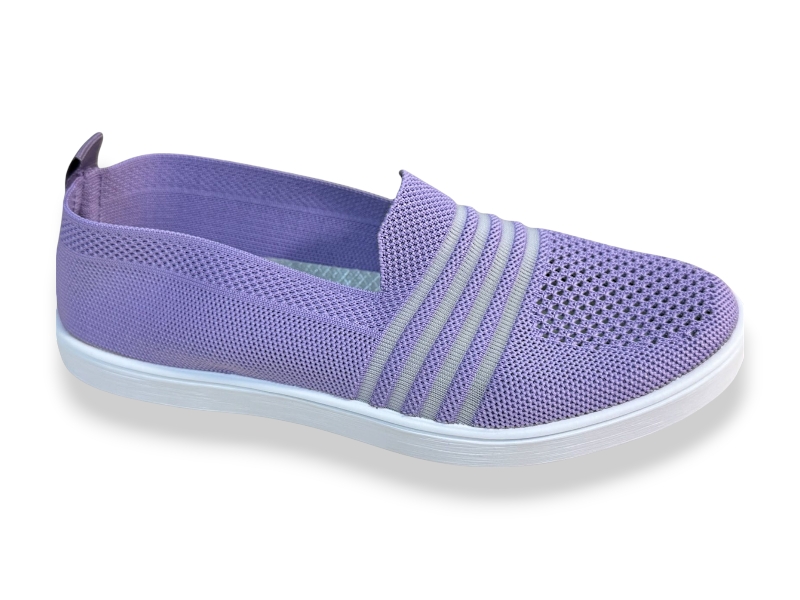 Слипоны Rai shoes (36-41) F07-024 бузковий (лето)