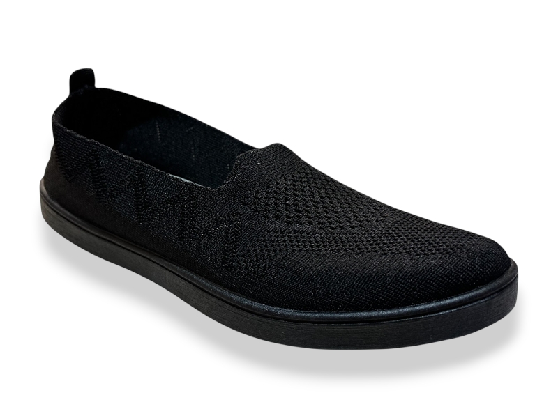 Слипоны Rai shoes (36-41) F08-005 чорний (лето)