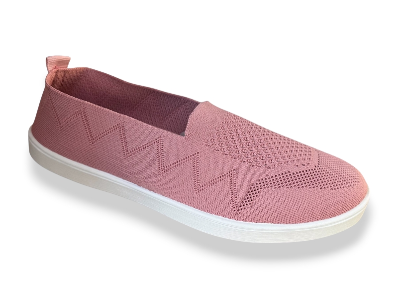 Слипоны Rai shoes (36-41) F08-023 рожевий (лето)