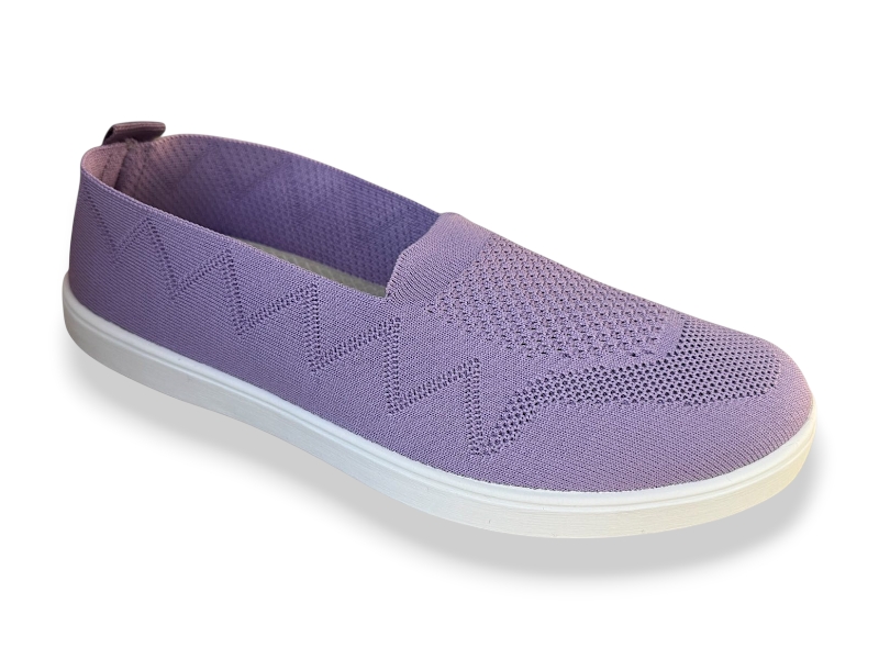 Слипоны Rai shoes (36-41) F08-024 фіолетовий (лето)