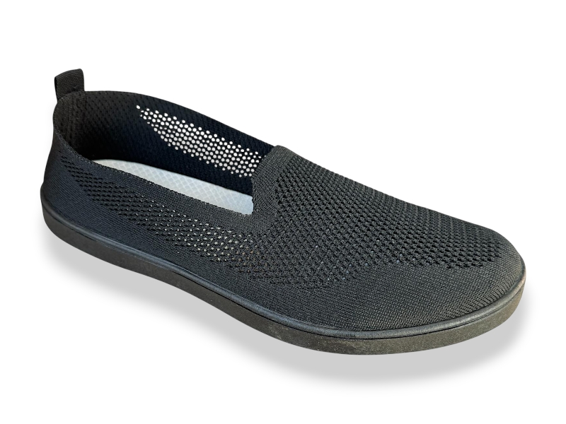 Слипоны Rai shoes (36-41) F09-005 чорний (лето)