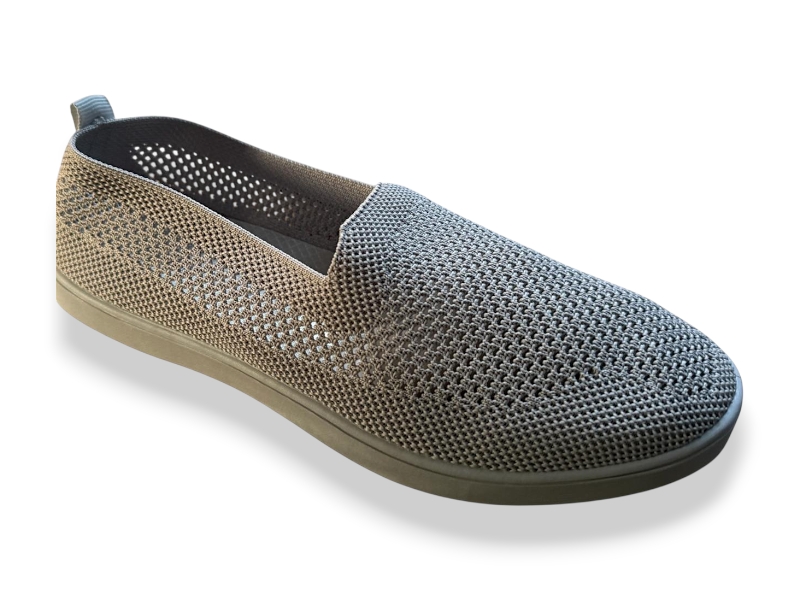 Слипоны Rai shoes (36-41) F09-009 сірий (лето)
