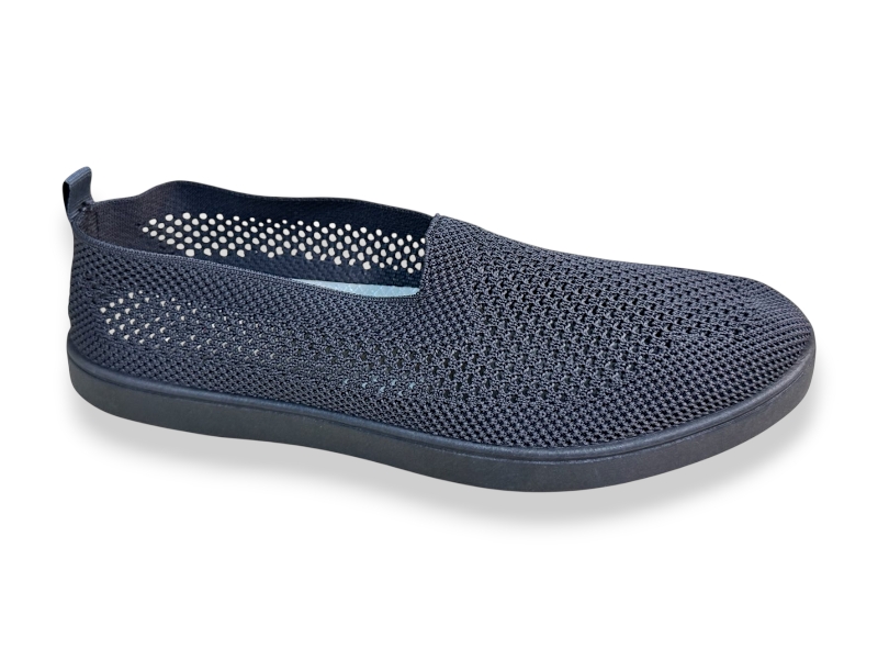 Слипоны Rai shoes (36-41) F09-009 т.сірий (лето)