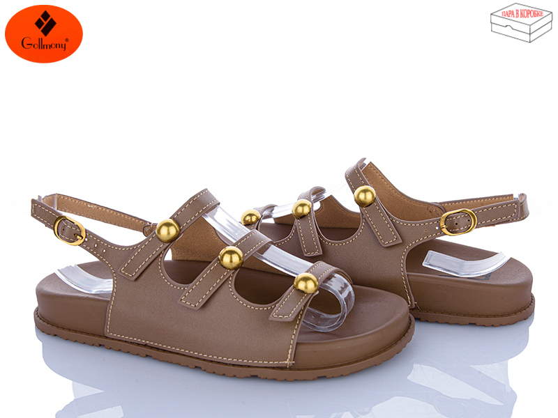 Босоножки Gollmony (36-41) STJZ03 d.khaki (лето)