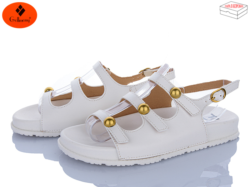 Босоножки Gollmony (36-41) STJZ03 off white (лето)