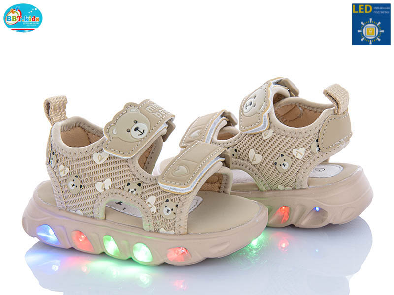 Босоножки BBT (21-26) L859-1-5 LED (лето)