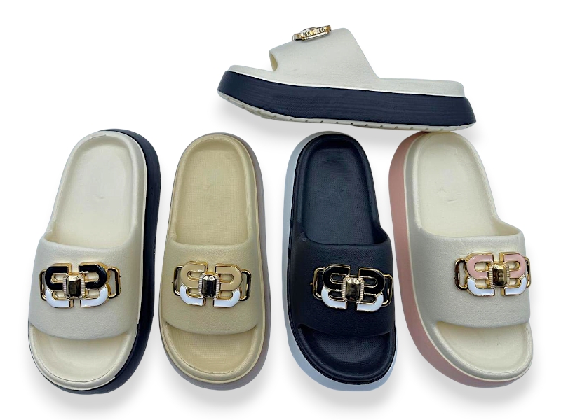 Шлепанцы Rai shoes (36-41) NUO101 mix (лето)