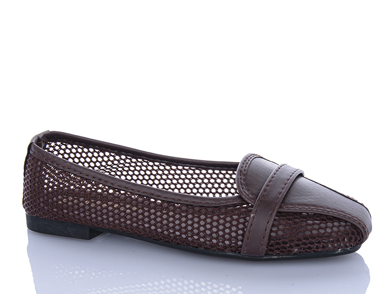Туфли Sali One (36-40) 6 шоколад (лето)