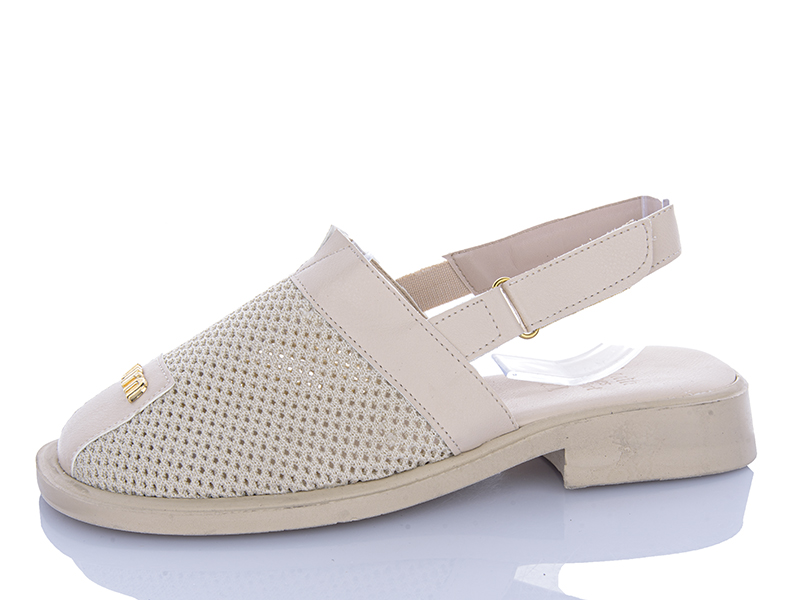 Босоножки Sali One (37-40) 908 бежевий (лето)