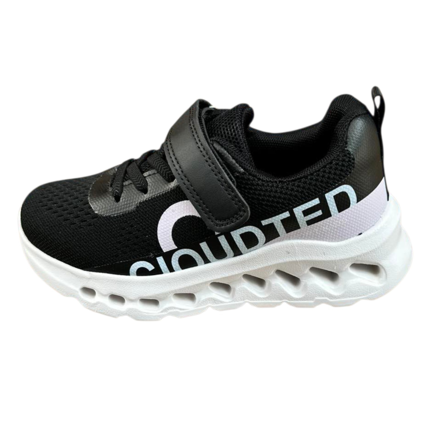 Кроссовки DvaClibee (31-36) Ap-LC3301-3 Black-Pink (деми)