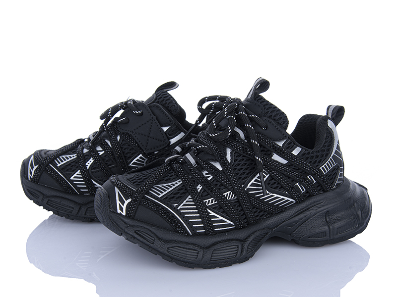Кроссовки Clibee (31-37) A26525 black (деми)