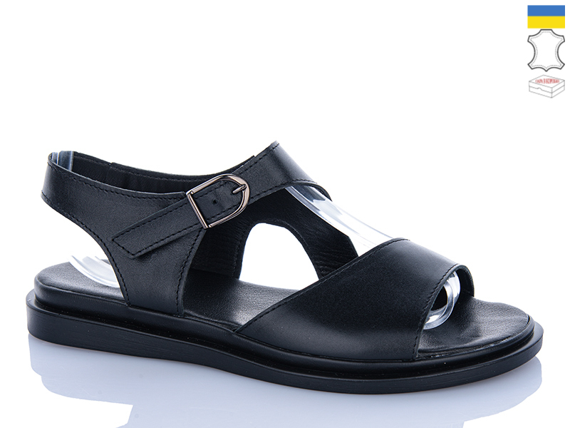 Босоножки Sali (36-40) 60 чорний к чор-п. (лето)