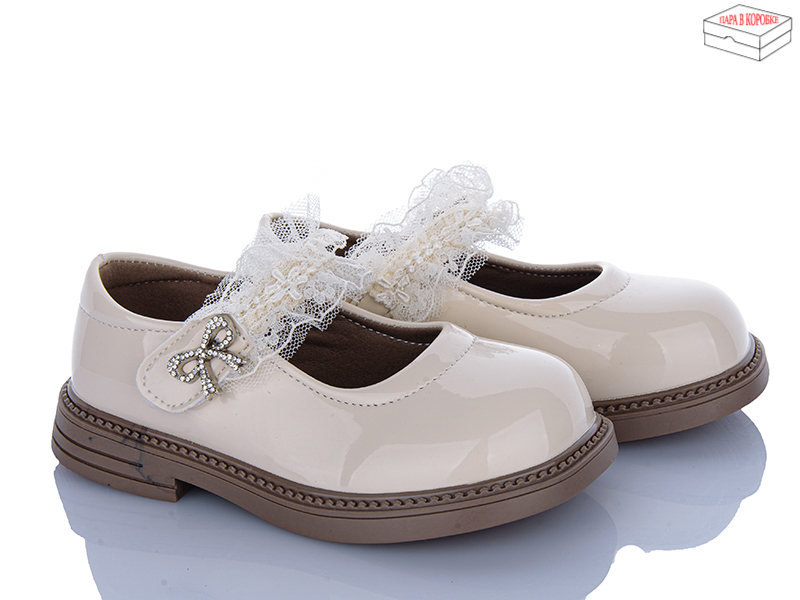 Туфли Clibee-ShoSho (23-27) DA811-2 beige (деми)
