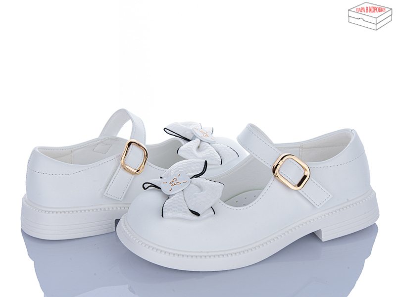 Туфли Clibee-ShoSho (32-37) DC805-3 white (деми)