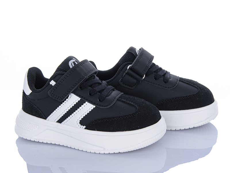 Кроссовки Clibee-ShoSho (26-31) EB776-2 black-white (деми)
