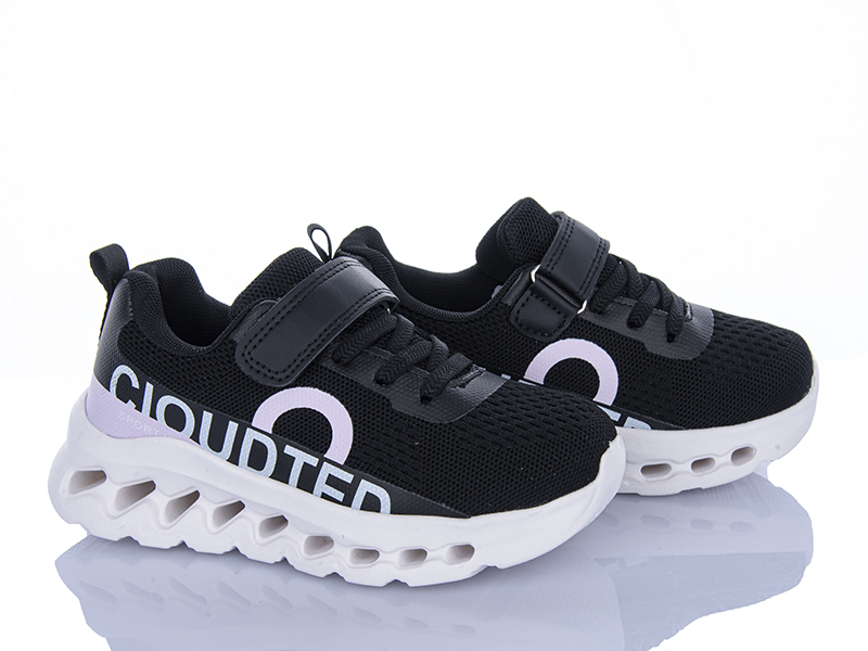 Кроссовки Clibee-ShoSho (31-36) LC3301-3 black-pink (деми)