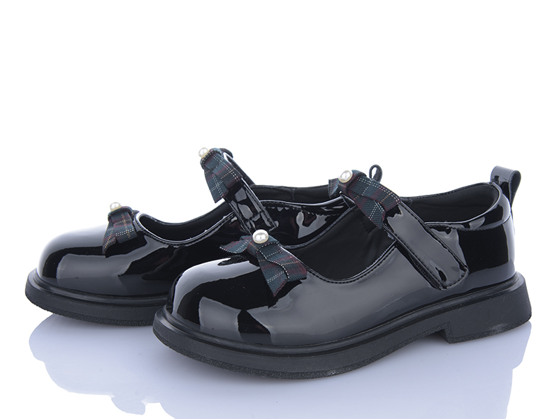 Туфли Clibee (31-37) A6501-2 black (деми)