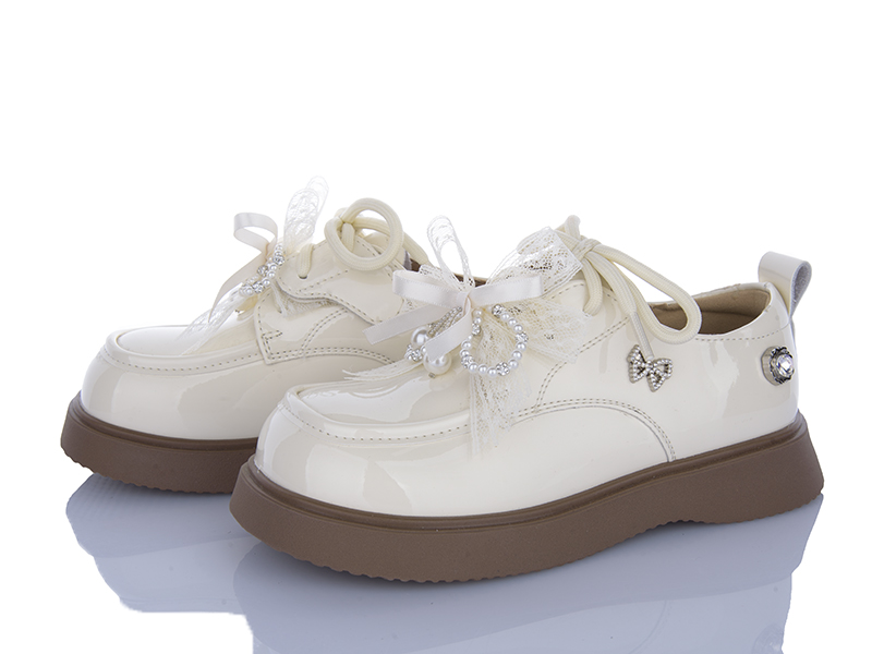 Туфли Clibee (31-37) AB18-803 beige (деми)