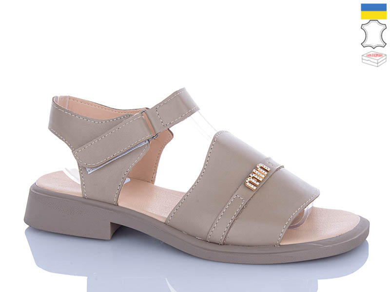 Босоножки Sali (37-42) 519 капучино к кап-п. (лето)