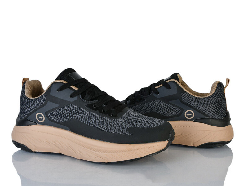 Кроссовки Бабочка (41-45) 44-41 black-brown (деми)
